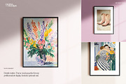 DIN A Black Wood Frame Mockup PSD, a Household Mockup by momomockps (Thumbnail 2 of 9)