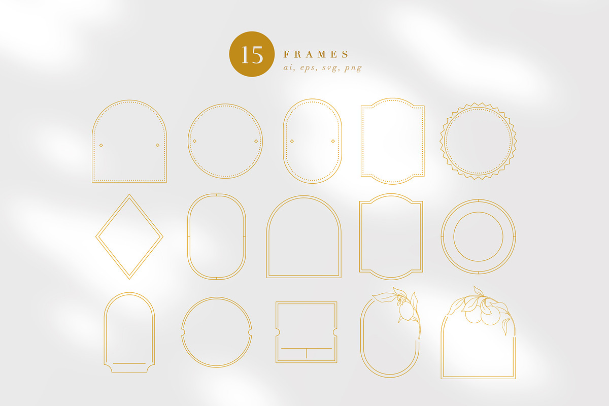 Modern Fruit Logos, Pattern, Clipart, a Branding & Logo Template by Inna Moreva (Photo 4 of 12)
