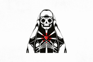 Death Dealer Love Logo Template