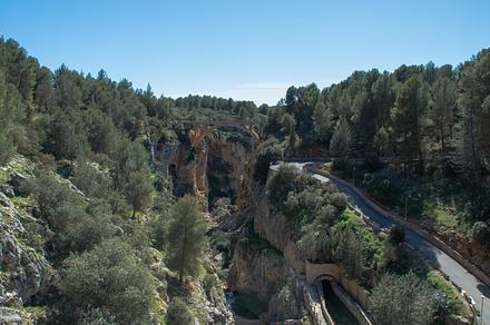 View on the canal exiting La Bolera