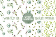 Floral Patterns Bundle 90% OFF, a Pattern Graphic by Spasibenko Art (Thumbnail 13 of 21)