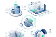 3D Corporate Infographic Elements, a Finance Illustration by ConceptCafe (Thumbnail 2 of 3)
