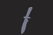 Low Poly Combat Knives Pack, an Object 3D Model by CreativeeArt (Thumbnail 19 of 25)