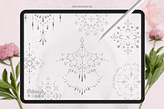 Procreate Ornament Tattoo Stamps, a Brush Add-On by DiBrush Studio (Thumbnail 8 of 9)