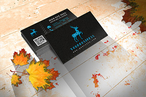 Retro Business Card/ Pixel & Wild