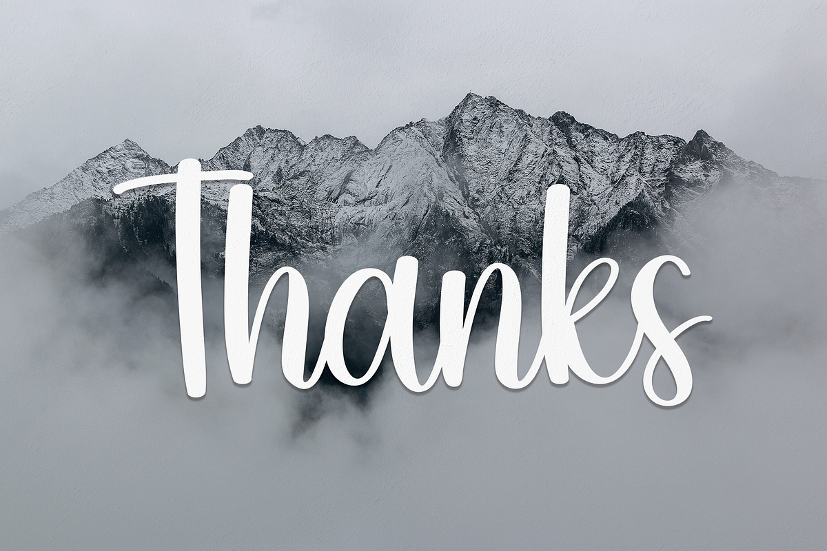 Rain | Script Font, a Script Font by Scratchones (Photo 6 of 6)