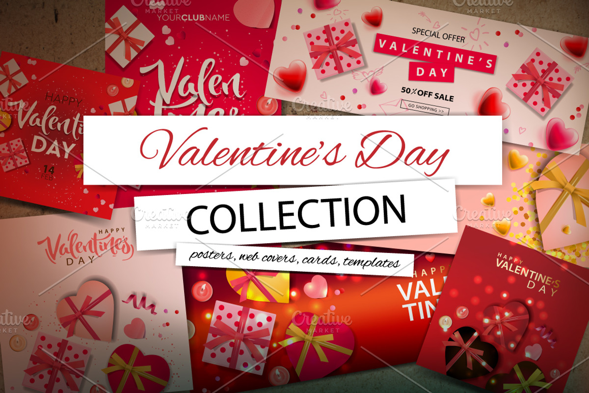 Valentines Day Collection, a Templates & Theme by PREMIUMVECTOR (Photo 1 of 6)
