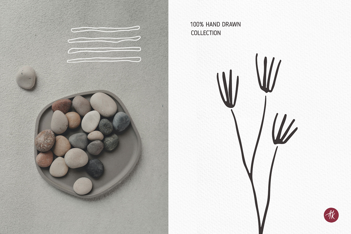 Ikigai Mindful Line Art Set, an Object Illustration by Alena Koval (Photo 8 of 16)