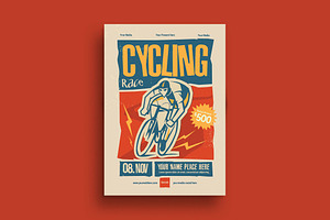 Cycling Race Flyer, a Flyer Template by megarez