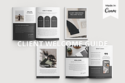 Client Welcome Packet Template, a Magazine Template by ShopRShop (Thumbnail 1 of 8)
