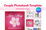 Couple Photo Book Canva Template, a Magazine Template by PLANETSEL (Thumbnail 1 of 10)