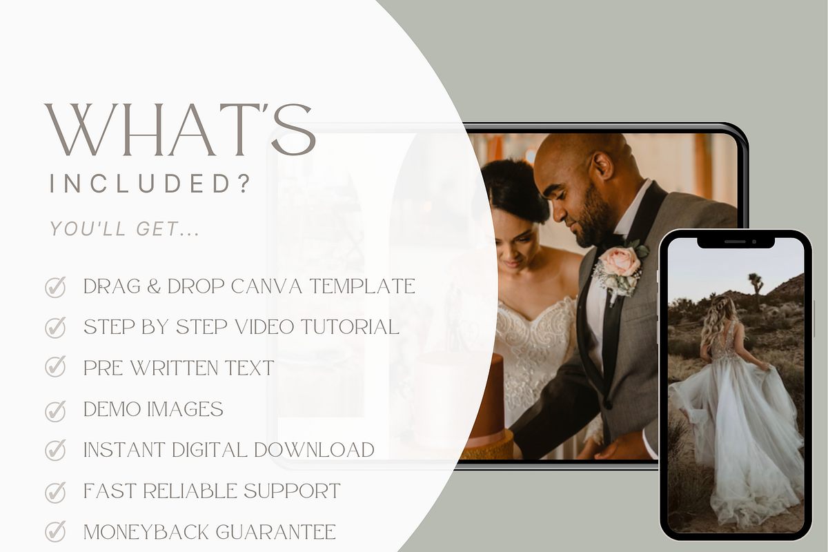 GOLD Bride Photography Client Guide, a Magazine Template by Signature Edits (Photo 6 of 10)