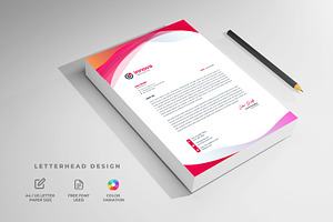 Letterhead, a Stationery Template by mdmijanur0187
