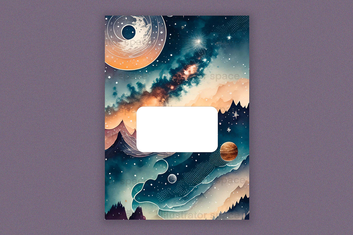 5 Galaxy GoodNotes Digital covers, a Templates & Theme by Illustrator Space (Photo 5 of 7)