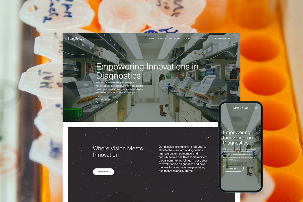 Startup Lab - Squarespace 7.1 Template