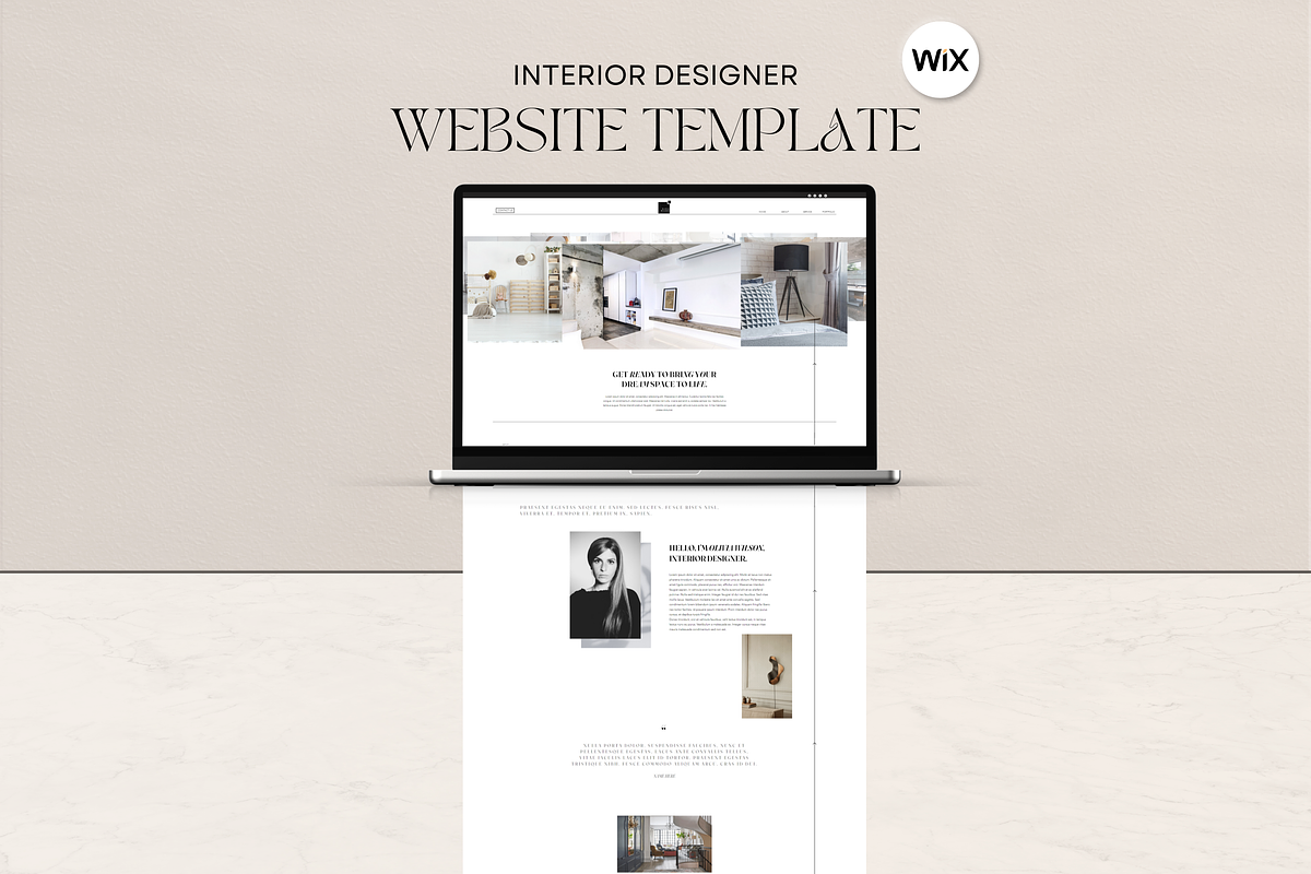 Interior Designer WIX Website, a Wix Template by yesitisprintable (Photo 4 of 5)