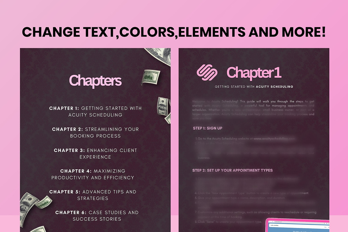 Booked & Busy D.I.Y E-book Template, a Magazine Template by Lux Logo Studios (Photo 8 of 8)