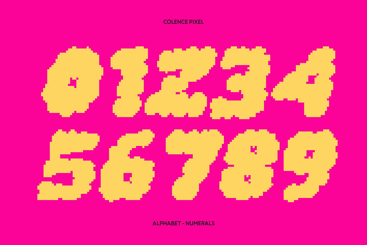Colence Pixel, a Sans Serif Font by Craft Supply Co. (Photo 5 of 8)