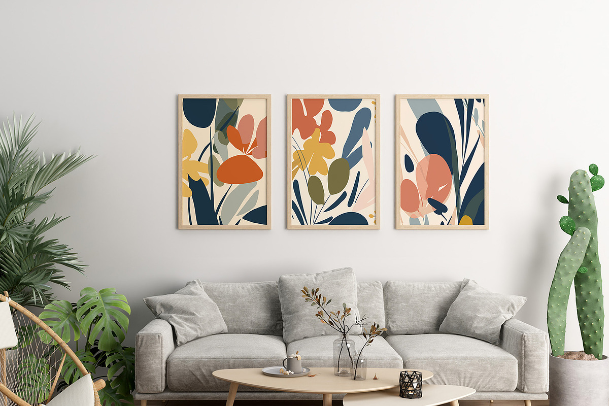 Blooming Floral Abstract Art Print, a Decorative Illustration by Vibrand Studio (Photo 4 of 13)