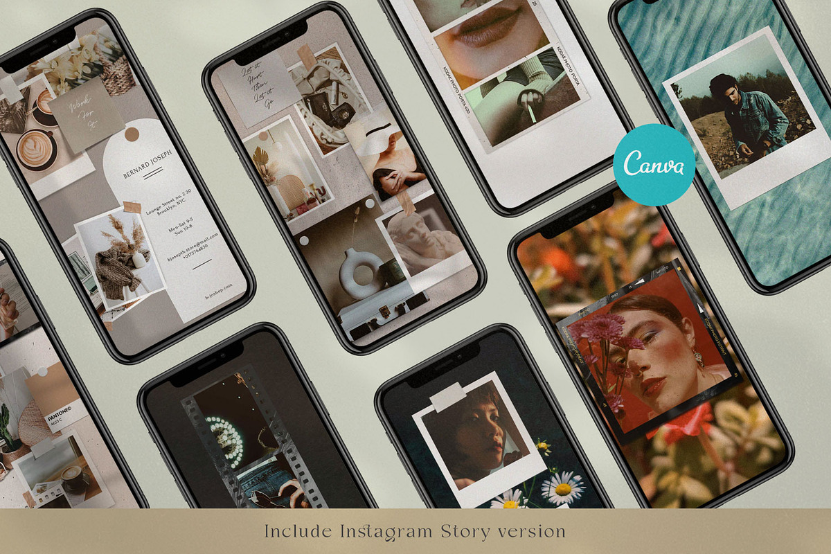 Moodboard - Canva + PS instagram, a Social Media Template by Dirtytemp Studio (Photo 6 of 6)