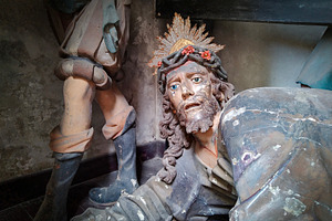 Detailed wooden statue of a jesuschrist, braga, portugal, an Arts & Entertainment Photo by DanFLCreativo