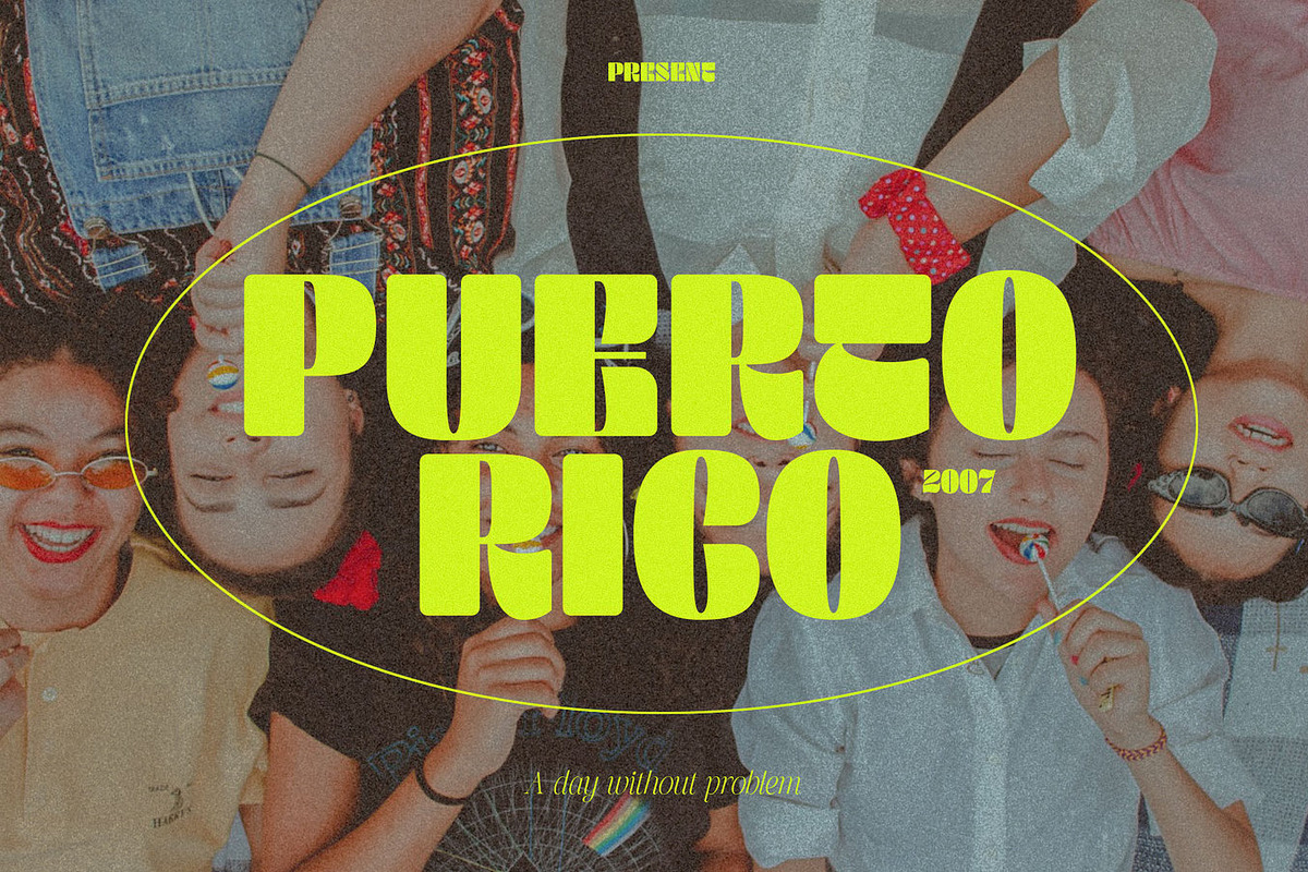 Puerto Rico Sans Serif, a Sans Serif Font by Luna Shop (Photo 1 of 9)