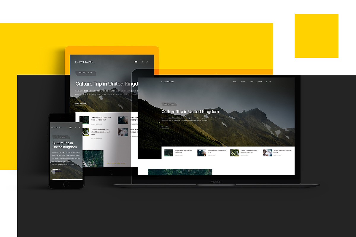 Travel Blog - Elementor Pro Layout, a Landing Page Template by Ceaso Store (Photo 2 of 3)
