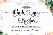 Holedan Heart Font, a Script Font by Bungletter (Thumbnail 9 of 9)