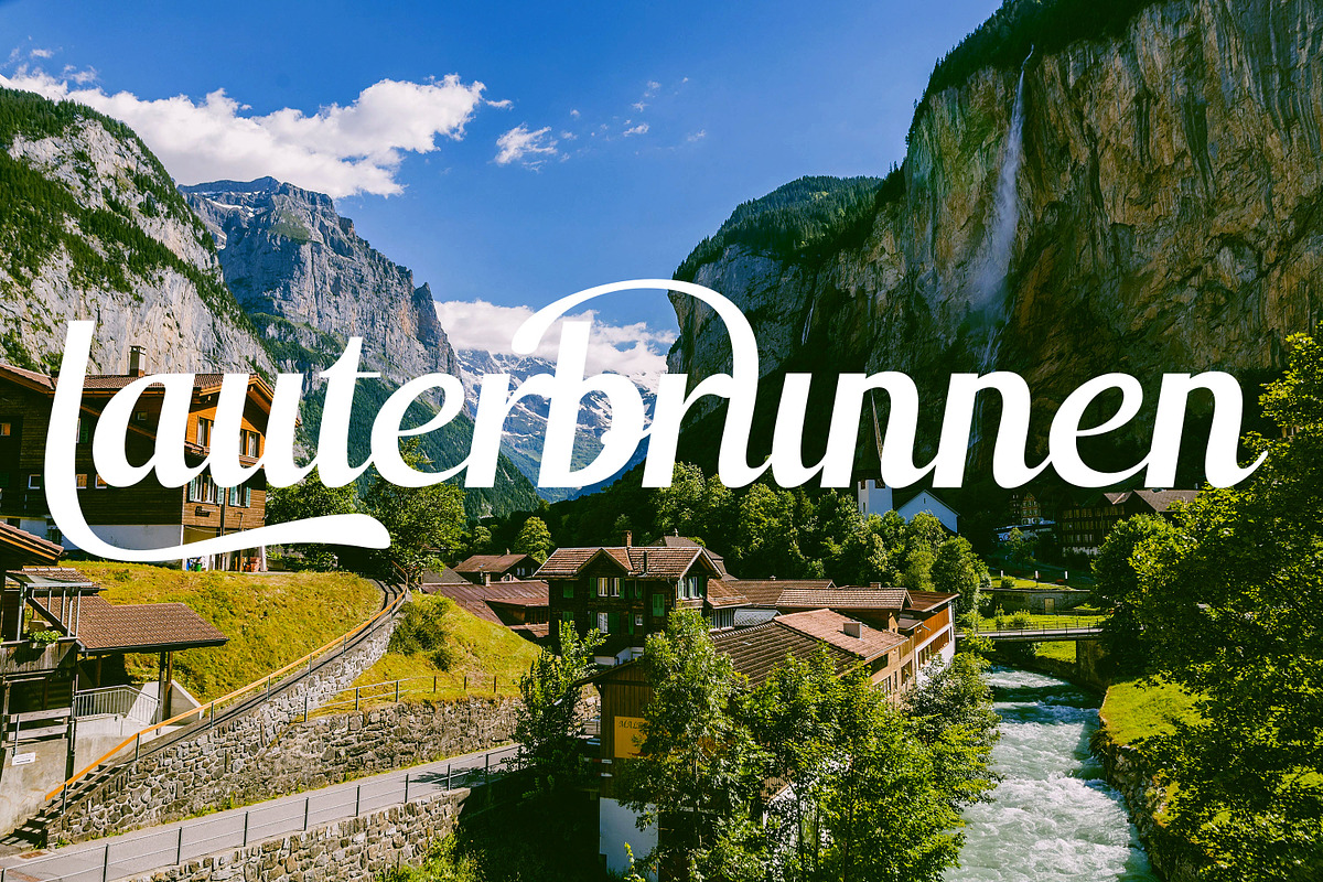 Switzerland, a Script Font by Funtype (Photo 2 of 14)