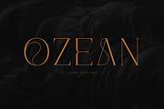 Ozean | Luxury Serif Font, a Serif Font by Mahesans Co (Thumbnail 1 of 10)