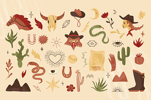 Wild West Clipart Patterns