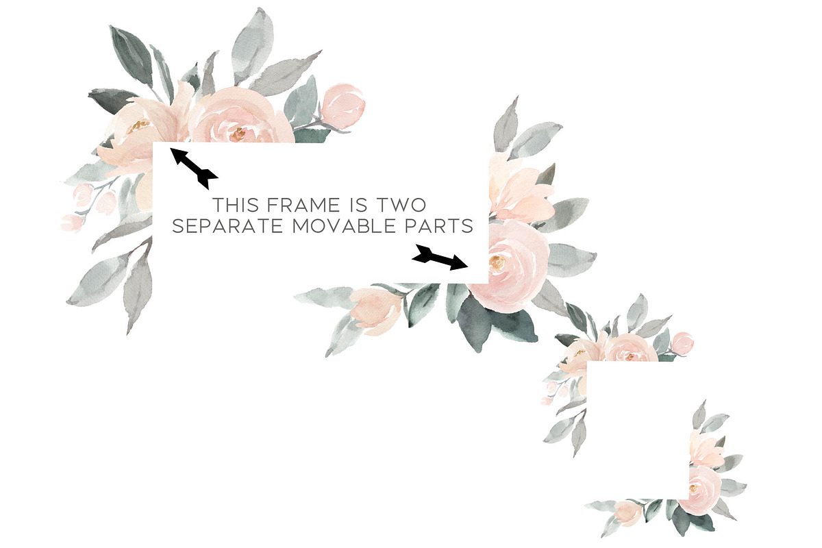 Pink, Beige and Grey Florals, an Illustration by Graphic Blue Bird (Photo 6 of 6)