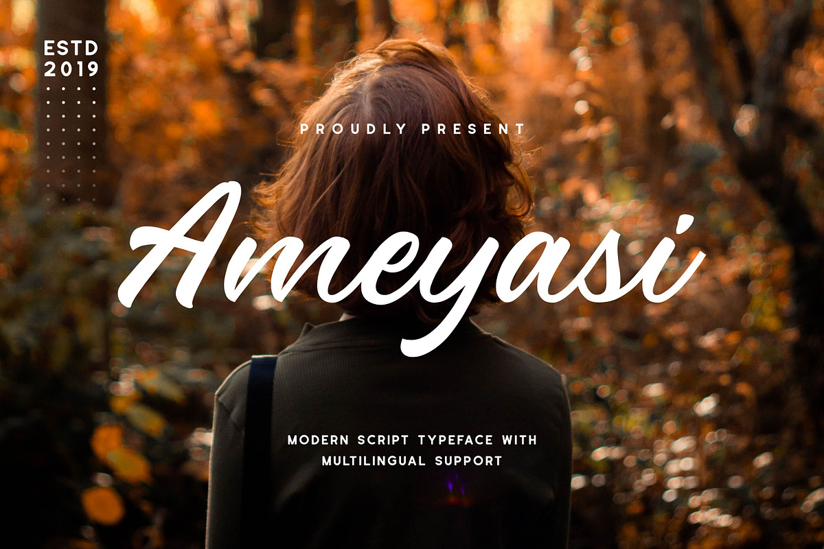 Ameyasi - Modern Script Typeface
