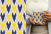 Colorful Ikat Seamless Pattern, a Pattern Graphic by PPEthnicDecorPattern (Thumbnail 6 of 8)