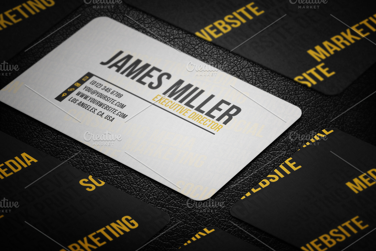 Keywords Business Card, a Business Card Template by Lucas Alexander (Photo 2 of 4)