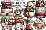 Whimsical Thanksgiving Clipart Bundl, an Illustration by Daily.Designs (Thumbnail 1 of 5)