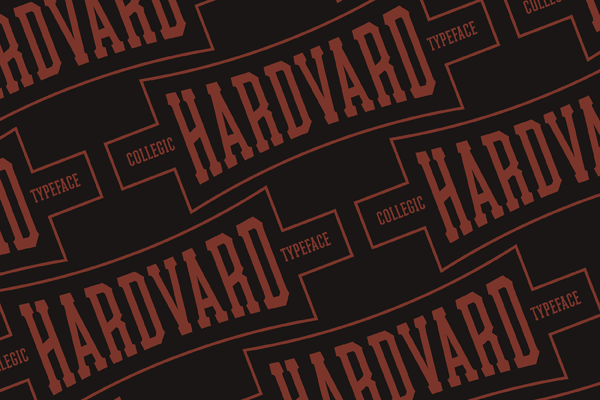 Hardvard Collegic Font, a Slab Serif Font by Tom Gordon Design (Photo 2 of 3)