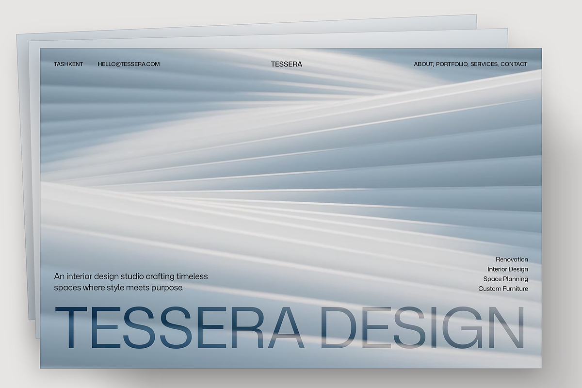 Tessera – Interior Design Template, a Landing Page Template by Pixsellz (Photo 1 of 4)