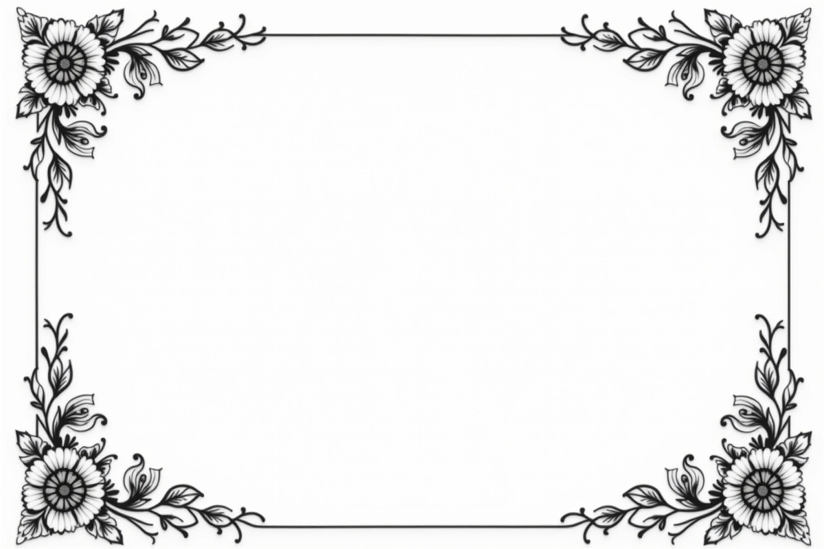 Floral Laser Cut Frame Bundle, an Illustration by Designs_River (Photo 2 of 9)