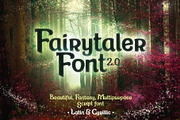 Fairytaler | Fantasy script font, a Font by Level up (Thumbnail 1 of 6)