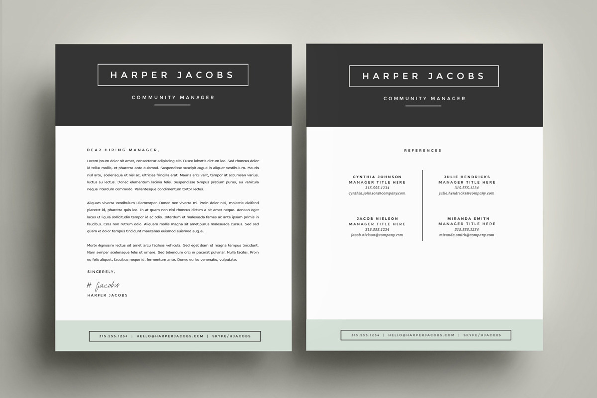 Resume Template 4 Pack | CV Template, a Resume Template by Refinery Resume Co. (Photo 3 of 3)