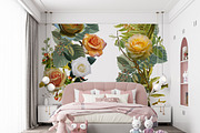 Roses seamless paper, a Pattern Graphic by NastiaDesignsPrints (Thumbnail 4 of 10)