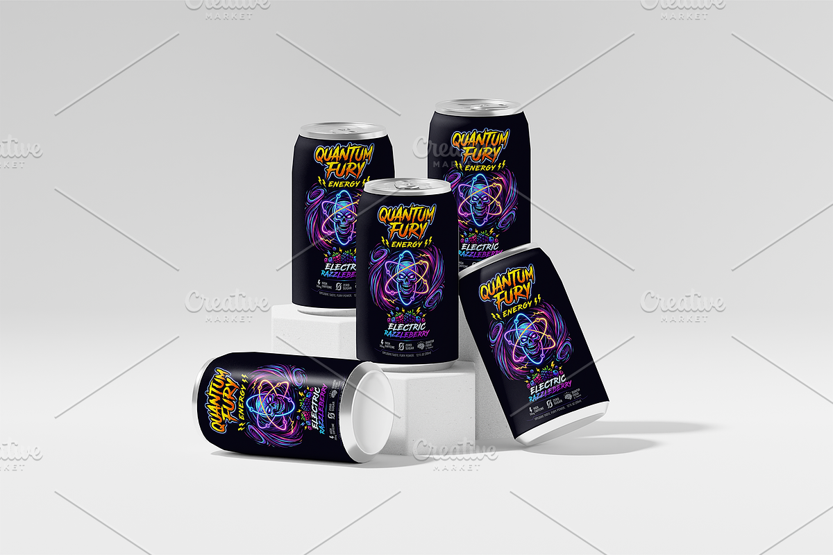 Drink Can Mockup, a Cups & Container Mockup by Transly Graphics (Photo 1 of 3)