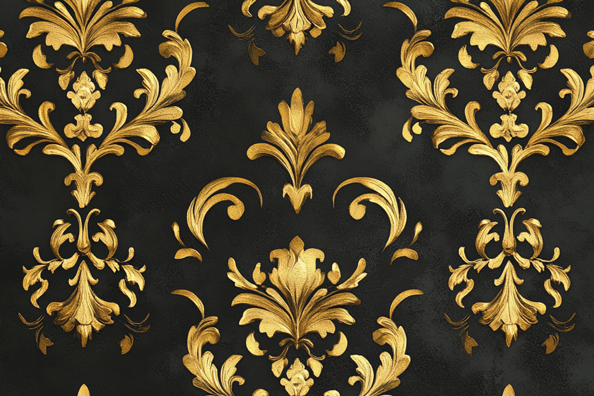 Black & Gold Opulence, a Background Graphic by Printable Treasure (Photo 5 of 9)