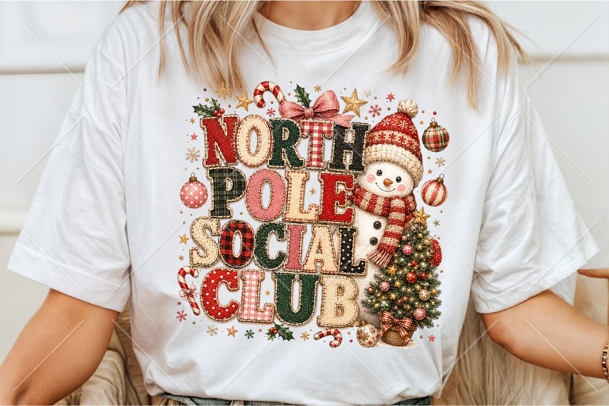 Christmas Ghost Snowman Social Club, a Seasonal Illustration by Canvas Craft (Photo 3 of 6)