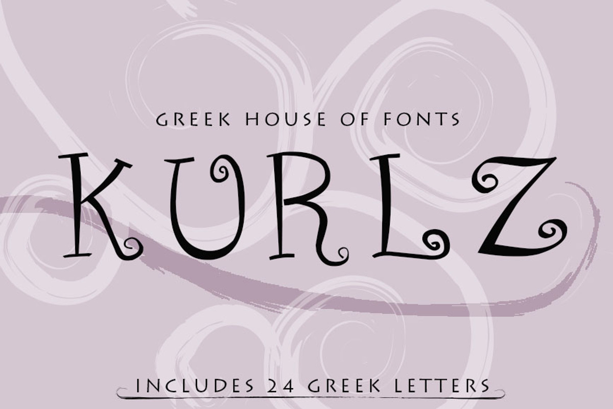 Kurlz Greek Font