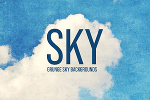 Grunge SKY Backgrounds, a Texture Graphic by BIBIART