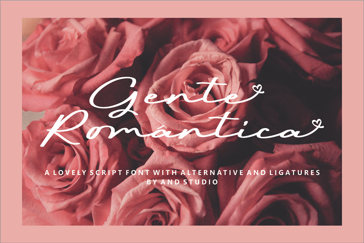 Gente Romantica, a Handwritten Font by And Studio (Photo 1 of 13)