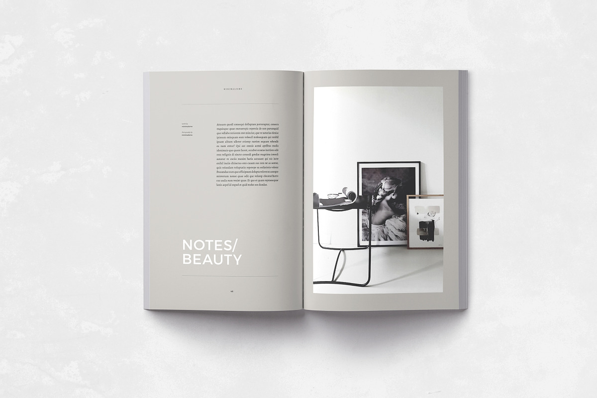 Magazine Minimalisme, a Magazine Template by T E M P L Y (Photo 6 of 8)