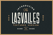 Las Valles Textured Typeface, a Sans Serif Font by Kaligra.co (Thumbnail 2 of 19)